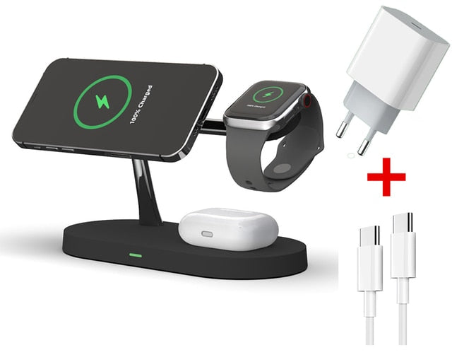 3-in-1 Wireless Magsafe Charger Stand