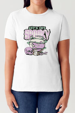 Simply Love Full Size LET'S GET SPOOKY Short Sleeve Tubular T-Shirt