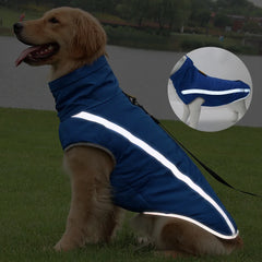 New Waterproof Thermal Vest For Dogs Winter Clothing For Fat Dogs Thick Warm Vest For Larger Dog Puppy Jacket 6XL Pug Shepherd