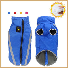 New Waterproof Thermal Vest For Dogs Winter Clothing For Fat Dogs Thick Warm Vest For Larger Dog Puppy Jacket 6XL Pug Shepherd