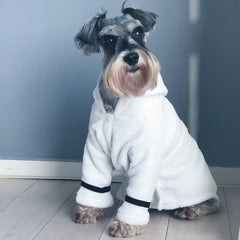 Newest Coral Cashmere Thickened Pet Bathrobe Nightgown Pajama Pet Hoodie Super Absorbent Towel for Dogs Cats pet supplies