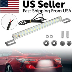 Universal License Plate with LED Back Up Light