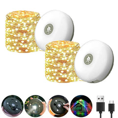Glow Anywhere: Magnetic String Lights for Instant Ambiance!