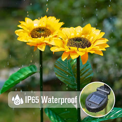 Sun Flower Smart Sense LED Waterproof Garden Lights