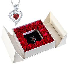 Eternal Rose Necklace & Pendant – A Gift of Timeless Beauty