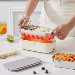 Stainless Steel 220V 110V Electric Heating Lunch Box