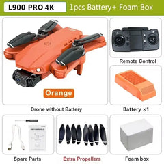 New L900 Pro GPS Drone 4K Professional Dual Camera 5G Wifi Photography Brushless Foldable Quadcopter RC Distance 1.2KM Dron Toy