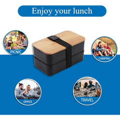 Stackable Bento Lunch Box with Insulated Bag