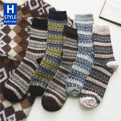 Men's Winter Thick Wool Socks - Warm & Durable