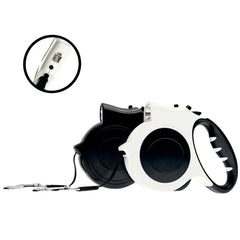 1pc Illuminated Retractable Dog Leash -16ft, Adjustable,ldeal For Medium And Large Dogs