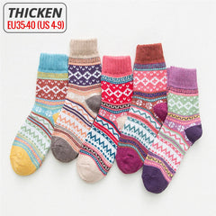 Men's Winter Thick Wool Socks - Warm & Durable