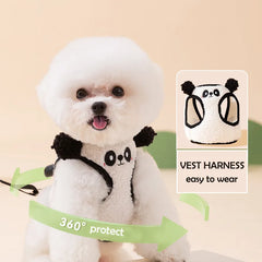Adjustable Fleece Harness for Medium Puppy French Bulldog Outdoor Cat Collar Accessories