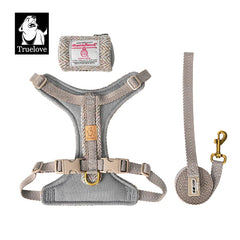 Truelove Pet Harness Tear-resistant with Removable Mini Pocket Bag