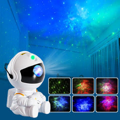 Astronaut Galaxy Star Projector: LED Night Light for Bedroom Decoration, Perfect Gift for Kids and Adults