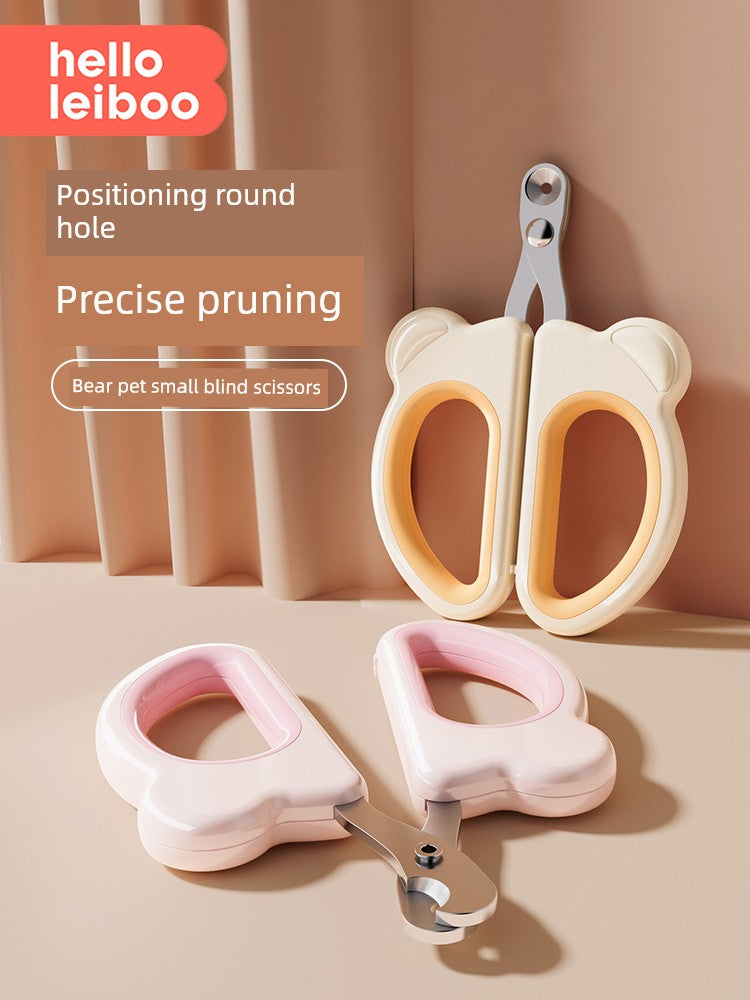 round Hole Scissors Fantastic Toe Nail Tool Pet Supplies Cat