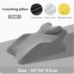 Multifunctional Memory Foam Wedge Pillow – Ergonomic Comfort for Rest, Reading & Recovery