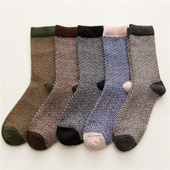 Men's Winter Thick Wool Socks - Warm & Durable