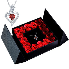 Eternal Rose Necklace & Pendant – A Gift of Timeless Beauty