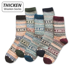 Men's Winter Thick Wool Socks - Warm & Durable