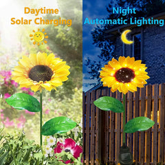 Sun Flower Smart Sense LED Waterproof Garden Lights