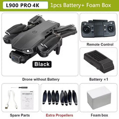 New L900 Pro GPS Drone 4K Professional Dual Camera 5G Wifi Photography Brushless Foldable Quadcopter RC Distance 1.2KM Dron Toy