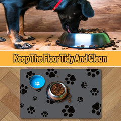 Absorbent Pet Mat for Food and Water No Stains Quick Dry