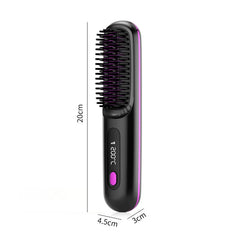 SmartStyle Cordless Straightener Brush – Easy, Fast Heat Styling Anywhere