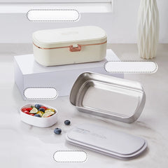 Stainless Steel 220V 110V Electric Heating Lunch Box