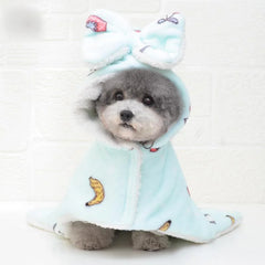 Pet Bathrobe – Hooded Quick-Drying Towel for Dogs & Cats