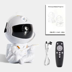 Astronaut Galaxy Star Projector: LED Night Light for Bedroom Decoration, Perfect Gift for Kids and Adults