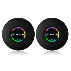 Portable Bluetooth Speaker with LED & IPX4 Waterproof