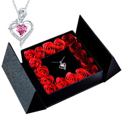 Eternal Rose Necklace & Pendant – A Gift of Timeless Beauty