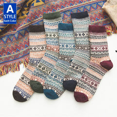 Men's Winter Thick Wool Socks - Warm & Durable