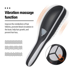 Sonic Vibration Scalp Massager Red Light Therapy