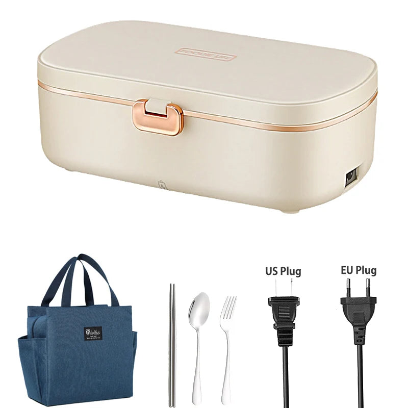 Stainless Steel 220V 110V Electric Heating Lunch Box