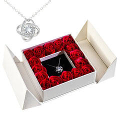 Eternal Rose Necklace & Pendant – A Gift of Timeless Beauty