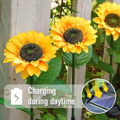 Sun Flower Smart Sense LED Waterproof Garden Lights