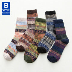 Men's Winter Thick Wool Socks - Warm & Durable