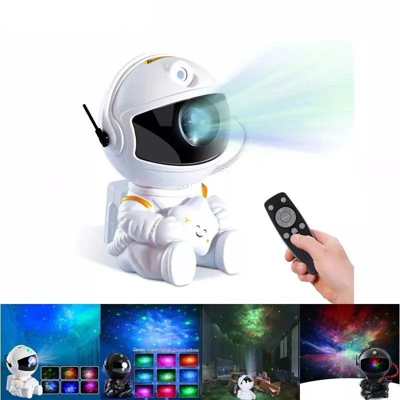 Astronaut Galaxy Star Projector: LED Night Light for Bedroom Decoration, Perfect Gift for Kids and Adults