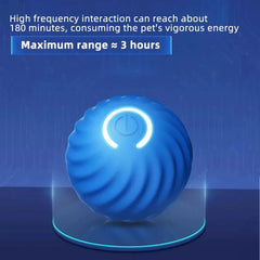 Fully automatic intelligent dog toy ball electronic interactive pet toy ball USB automatic movement bouncing dog gift