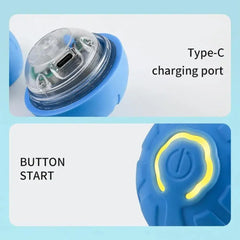 Dog Toy Ball Electronic Interactive Pet Toy Moving Ball Usb Automatic Moving Bouncing For Puppy Birthday Gift Pro G6d6