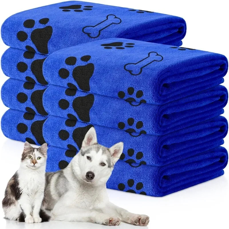 Pet Towel 60x100cm – Quick-Drying Microfiber Bath Towel for Dogs & Cats