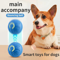 Smart Dog Toy Ball Automatic Moving Bouncing Rolling Ball Electronic Interactive Pet Toy for Puppy Birthday Gift Dog Cat Product