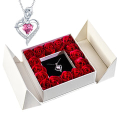 Eternal Rose Necklace & Pendant – A Gift of Timeless Beauty