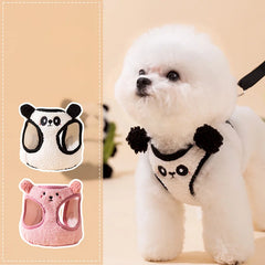 Adjustable Fleece Harness for Medium Puppy French Bulldog Outdoor Cat Collar Accessories