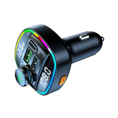 Bluetooth 5.0 Car Wireless FM Transmitter Adapter USB PD Charger AUX Hands-Free