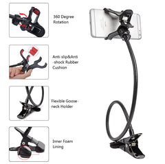 Flexible Gooseneck Stand for Mobile Phone